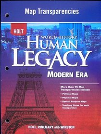 HOLT World History Human Legacy Modern Era: Map Transparencies
