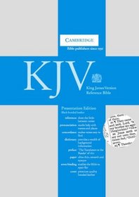 KJV Presentation Reference Edition with Concordance and Dictionary Black bonded leather CD282