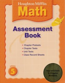 Houghton Mifflin Math, Grade 5, Assessment Book