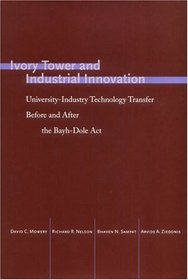 Ivory Tower and Industrial Innovation: University-Industry Technology Transfer Before and After the Bayh-Dole Act in the United States (Innovation and Technology in the World Economy)