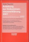 Anleitung zur Einkommensteuererklrung 2001. Hinweise auf Rechtsnderungen 2002.