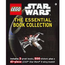 LEGO Star Wars The Essential Book Collection Includes 61 piece Lego Star Wars X-wing