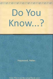 Do You Know...? ([Butterfly books])