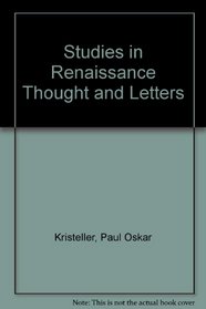Studies in Renaissance Thought and Letters