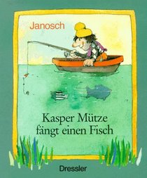 Kasper Mtze fngt einen Fisch.
