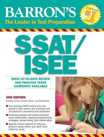 Barron's SSAT/ISEE (Barron's How to Prepare for High School Entrance Examinations)