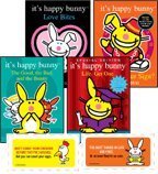 It's Happy Bunny Set: Love Bites; The Good, the Bad, and the Bunny; What's Your Sign?; and Special Edition: Life, Get One (4-Book Set)