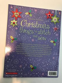 Christmas things to stitch and sew