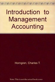 Introduction  to Management Accounting