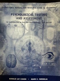 Psychological Testing and Assessment Instructor's Manual