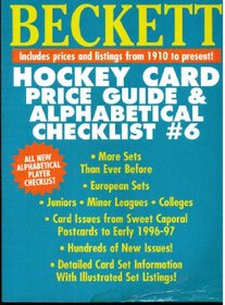 Hockey Card Price Guide & Alphabetical Checklist #6