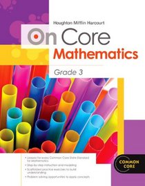 Houghton Mifflin Harcourt On Core Mathematics: Reseller Package Grade 3