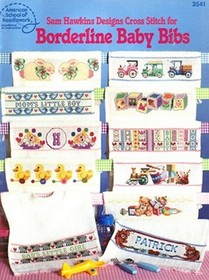 Sam Hawkins Designs Cross Stitch for Borderline Baby Bibs