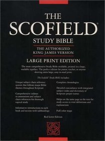 The Old Scofield Study Bible, KJV, Large Print Edition: King James Version