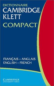 Dictionnaire Cambridge Klett Compact Franais-Anglais/English-French