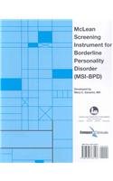 Mclean Screening Instrument For Borderline Personality Disorder (MSI-BPD)