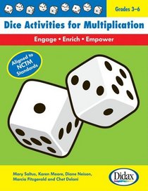 Dice Activities for Multiplication, Grades 3-6