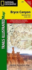 Bryce Canyon National Park, UT - Trails Illustrated Map # 219
