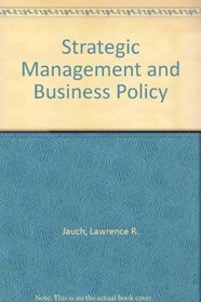 Strategic Management and Business Policy