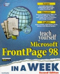 Teach Yourself Microsoft Frontpage 98 in a Week (2nd Edition)