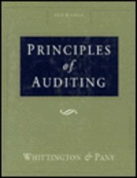 Principles of Auditing (Irwin Series in Undergraduate Accounting)