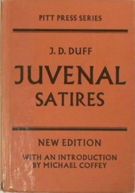 Fourteen Satires Ed Duff (Pitt Press Series Latin)