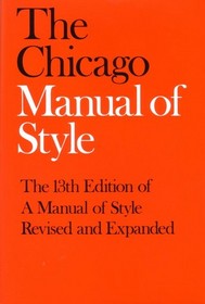 The Chicago Manual of Style