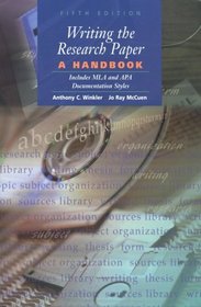 Writing the Research Paper:  A Handbook