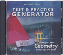 Test&Practice Generator CD-ROM (McDougal Littell Geometry)