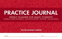 Practice Journal - Weekly Planner for Music Students