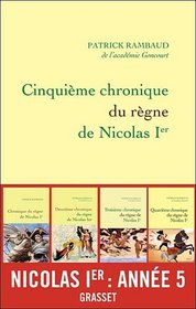 cinquime chronique du rgne de Nicolas Ier