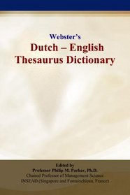 Websters Dutch - English Thesaurus Dictionary
