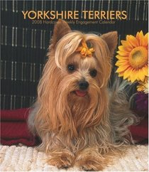 Yorkshire Terriers 2008 Spiral Hardcover Weekly Engagement Calendar (German, French, Spanish and English Edition)