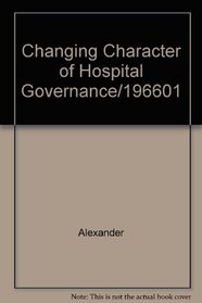 Changing Character of Hospital Governance/196601
