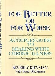 For Better or for Worse: A Couples Guide to Dealing With Chronic Illness