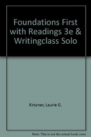 Foundations First with readings 3e & WritingClass Solo