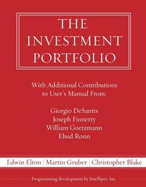 The Investment Portfolio User's Manual