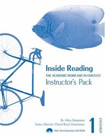 Inside Reading 1 Instructor Pack: The Academic Word List in Context