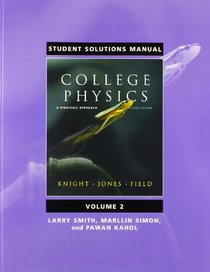 Student Solutions Manual for College Physics: A Strategic Approach Volume 2 (Chs. 17-30)