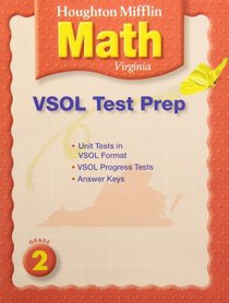 VSOL Test Prep, Grade 2, Virginia Edition (Houghton Mifflin Math)