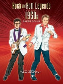 Rock and Roll Legends of the 1950s Paper Dolls