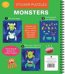 Sticker Puzzles: Monsters