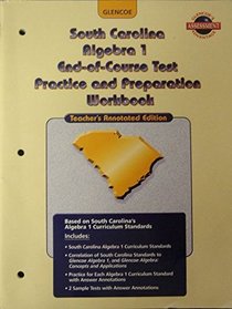 Algebra 1 South Carolina End-of-Course Test Practice and Prep Workbook Tae 2003