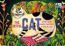 The Artful Cat: 12 Full-Color Magnetic Postcards to Send or Save