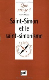 Saint Simon et le Saint-Simonisme