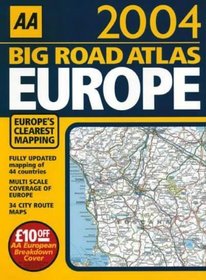 BIG ROAD ATLAS EUROPE (AA ATLASES)