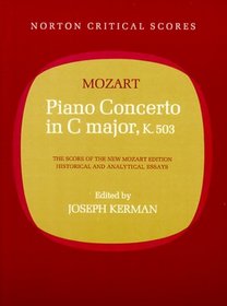 Piano Concerto in C Major K 503 (Critical Scores)