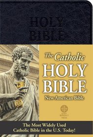 The Catholic Holy Bible - New American Bible, Black Bonded Leather