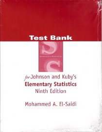 Test Bank for Elementary Statistics