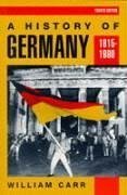 A History of Germany 1815-1990